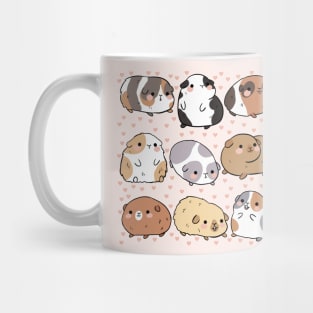 Cute Guinea Pigs illustration Mug